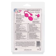 California Exotic Novelties Rechargeable 12-Function Silicone Dual Kegel Ball - Pink