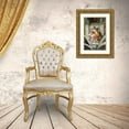 thumbnail image 3 of Michelangelo 17x24 Gold Ornate Wood Framed with Double Matting Museum Art Print Titled - Libyan Sibyles, 3 of 4
