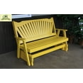 thumbnail image 2 of Yellow Pine Fan Back Style Glider, 2 of 7