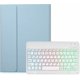 thumbnail image 1 of Funda Protectora con Teclado Retroiluminado, Azul Neblina+blanco para Galaxy Tab S7-S10 Series 10.9"/11", 1 of 7