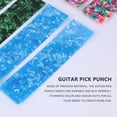 thumbnail image 5 of DIY Guitar Pick Punch Sheets Musicians Celluloid Guitar Pick Strips Three Thickness By 0.46/0.71/0.96cm Random Color, 5 of 9