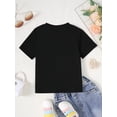 thumbnail image 2 of T-Shirt Graphique Fraise Adorable pour Filles - Coton Rose Doux Manches Courtes, Col Rond Décontracté Haut d'Été avec Design de Fruits Juteux, 2 of 6