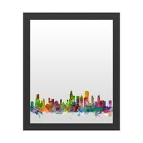 Trademark Fine Art 'Chicago Illinois Skyline' Markerboard by Michael Tompsett