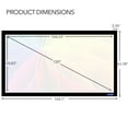 thumbnail image 3 of QualGear QG-PS-FF6-169-120-W - Projection screen - 120" (120.1 in) - 16:9 - 4K HD Ultra White - black, 3 of 6