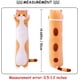 thumbnail image 2 of Almohada de felpa de gato largo, almohada de cuerpo largo suave de peluche de gato de dibujos animados lindo brillar Electrónica, 2 of 3