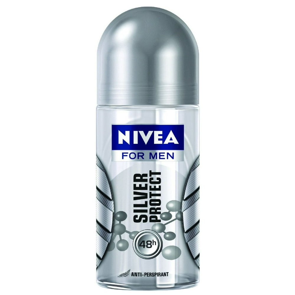 Nivea Silver Protect Deo For Men 48H Antiperspirant Deodorant RollOn