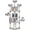 Light Gray, variant on WSWJY 76.5in Multi-Level Large Cat Tree, Big Cat Tower with 3 Condos, Cozy Plush Perches, 9 Sisal Scratching Posts and Ladder, Activity Center for Large Kitties, Light Gray