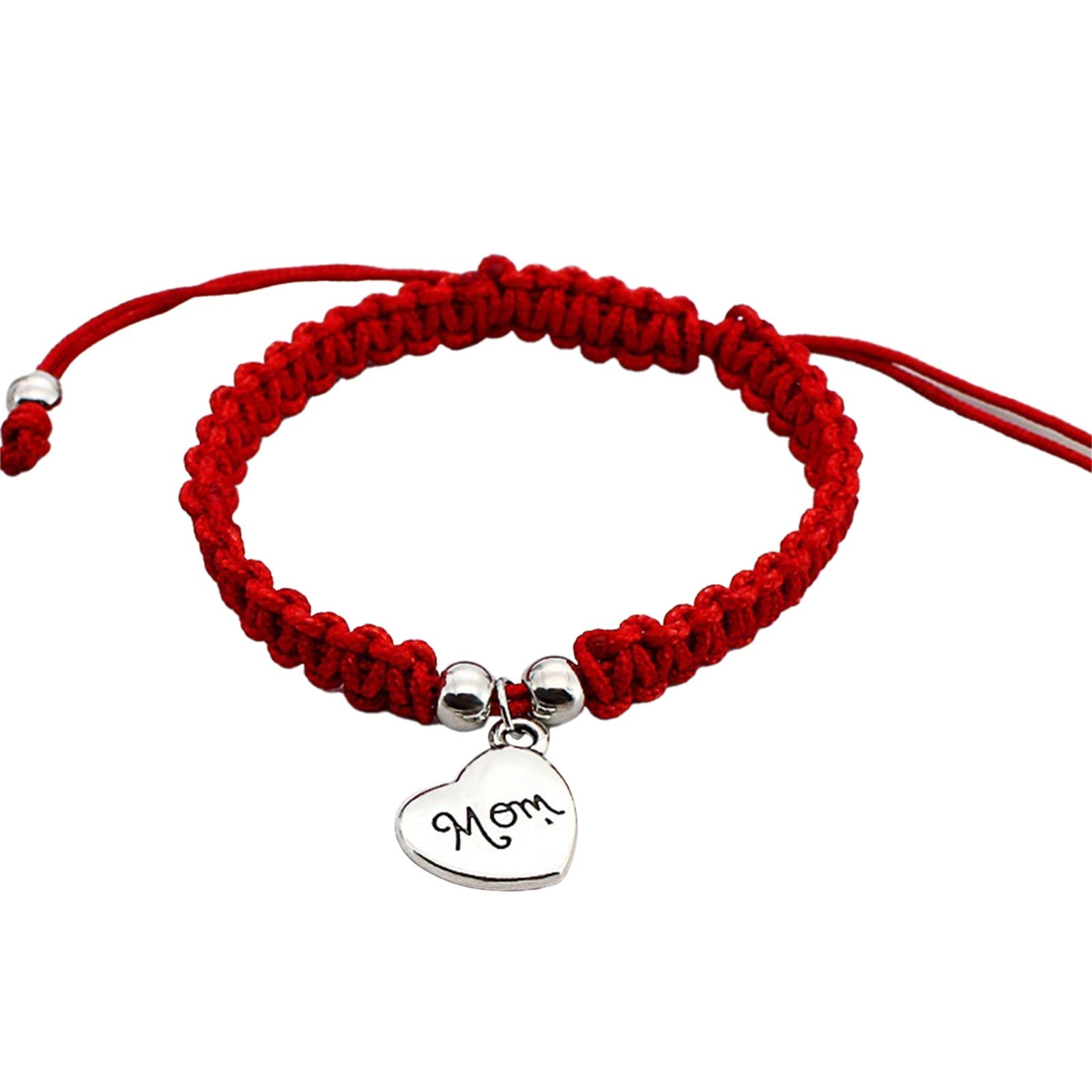 Bracelets in Jewelry Mother's Day Gift Simple Handwoven MOM Bracelet Red  Rope Bracelet Bracelets for Women 