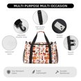 thumbnail image 4 of Easygdp Autumn Gnome Bolsa de Gimnasio, Bolsa de Viaje Duffel, Bolsa de Fin de Semana con Compartimentos, Bolsa de Mano para Noche, 4 of 7