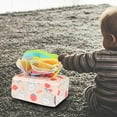 thumbnail image 4 of facefd Baby Tissue Box Juggling Rainbow Dance Scarves Silky Tissue Rainbow Dance Scarves montessori for Motor Skills Rabbit, 4 of 9