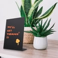 thumbnail image 3 of 1pc Creative Tabletop Chalkboard Mensaje de escritura Memo Blackboard (Negro), 3 of 5