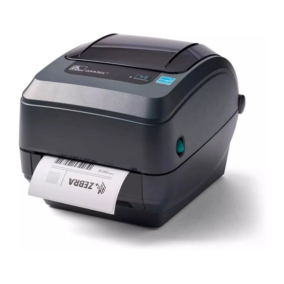 Restored Zebra GX430T Thermal Transfer Desktop Printer for Labels, Barcodes, Receipts, Tags and Wrist Bands with USB Connectivity (Refurbished)