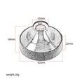 thumbnail image 5 of EXHUMKY Beige Metal Tenor Sax Mute Easy Install Reduces Interference, 5 of 8