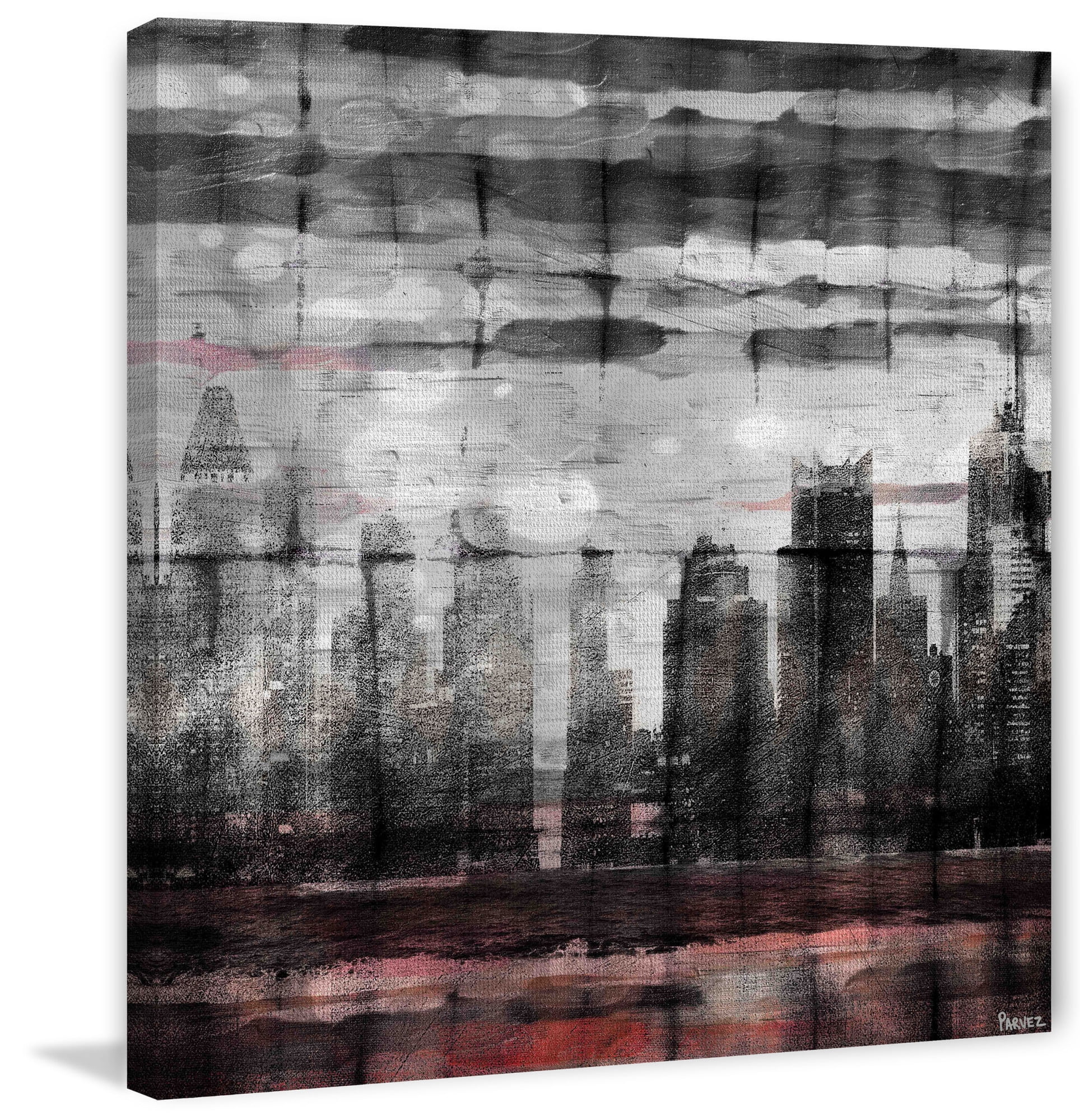 Parvez Taj "Bold City" Print on Canvas