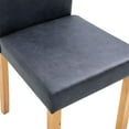 thumbnail image 5 of vidaXL Dining Chairs 4 pcs Gray Faux Leather, 5 of 5