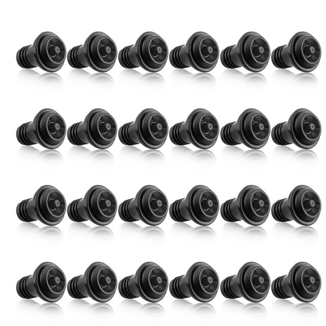 Tope Vino Resellable Bomba Stoppers Aspirador Stopper Negros