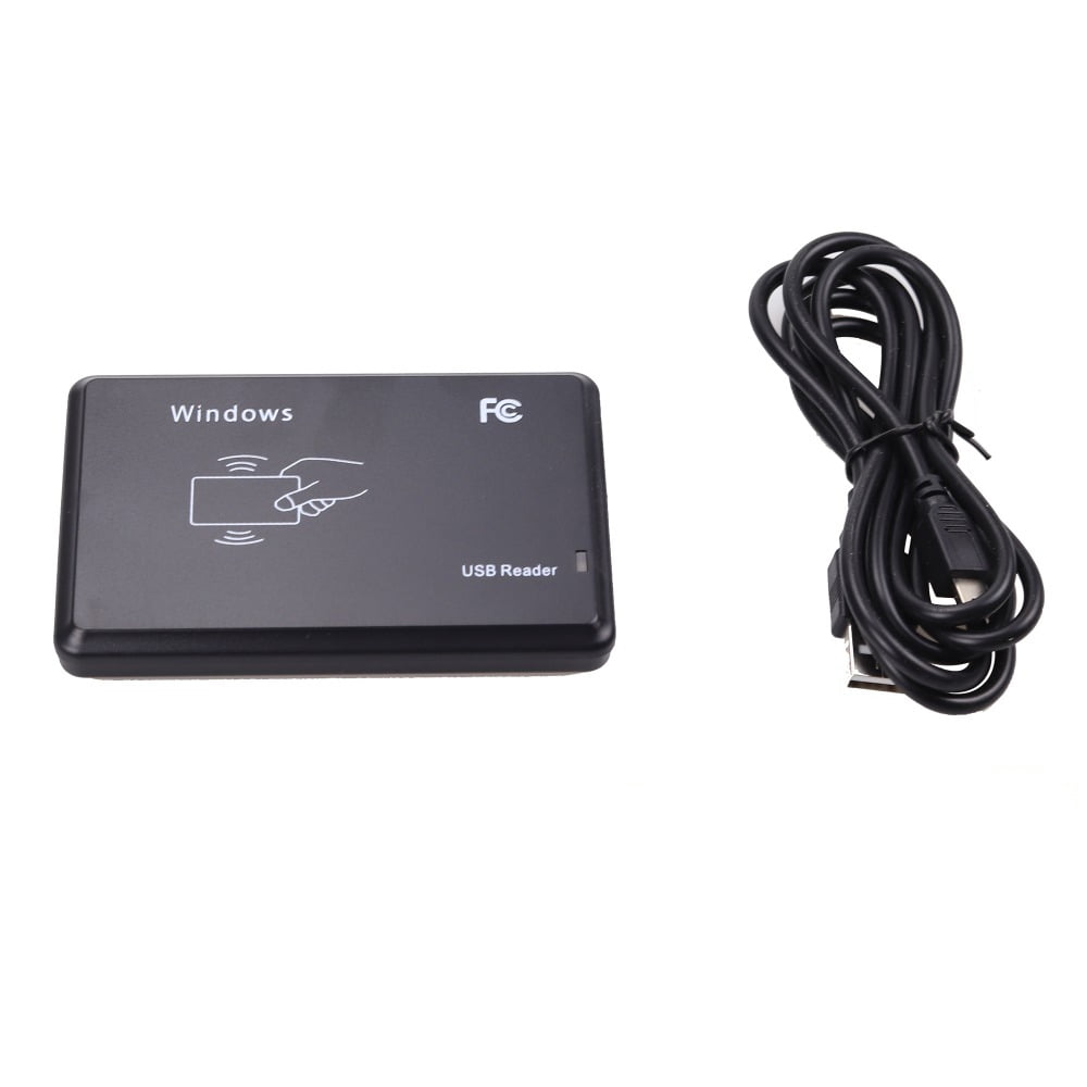 tooloflife 125Khz RFID ID Card Reader Contactless Sensor Swipe Card Reader Black - Walmart.com