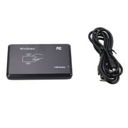 SENRISE 125khz RFID ID Card Reader with USB Interfce Hard Plastic Black