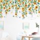 thumbnail image 5 of Injueey Adhesivo de pared de flores, interesante, para interiores, bricolaje, PVC, autoadhesivo, cinta de fondo, calcomanías de plantas, accesorio de Decoración del hogar Injueey HA077499-00B, 5 of 6