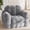 DGrey, variant on GOODONE Bean Bag Chair,Cloud Shaped Bean Bag Sofa for Adults,Super Soft Plush Lazy Sofa for Living Room and Bedroom,No Assembly Required,Beige