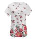 thumbnail image 4 of Camisa de manga corta con botones estampados de moda informal para mujer Fridja hjk1531, 4 of 5