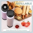 thumbnail image 2 of 6 Pcs 16 Oz Condiment Squeeze Bottles Inverted Plastic Bottle for Sauces Refillable Tip Large Valve Dispenser, 2 of 6