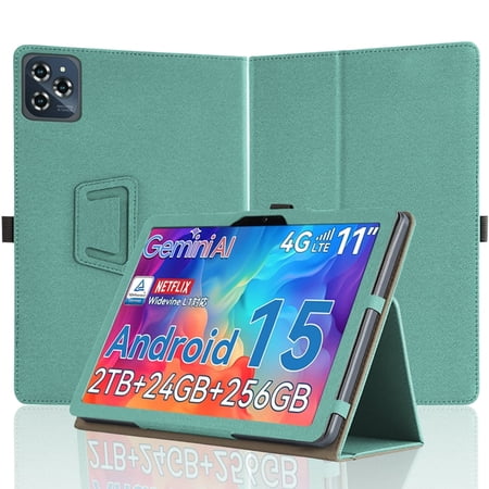 [NSFN] for Qukenk Android15 Case, Qukenk 11 inch Tablet Case,Protective Case with Handheld Band Premium PU Leather StandFunction Case