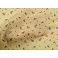 thumbnail image 4 of oneOone Cotton Cambric Fabric Leaves & Flower Floral Printed Fabric 1 Yard 56 Inch Wide, 4 of 4