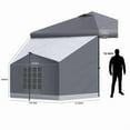 thumbnail image 6 of KAMPKEEPER Side Tent,Camping Tent for 10' x 10' Pop Up Canopy, Easy Set Up Gazebo,Compatible with 10' Wide Canopy Tents, 6 of 7