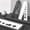 Black, variant on Black White Wave Edge Folding Ruler 15/30cm Transparent Measuring Tool for Art