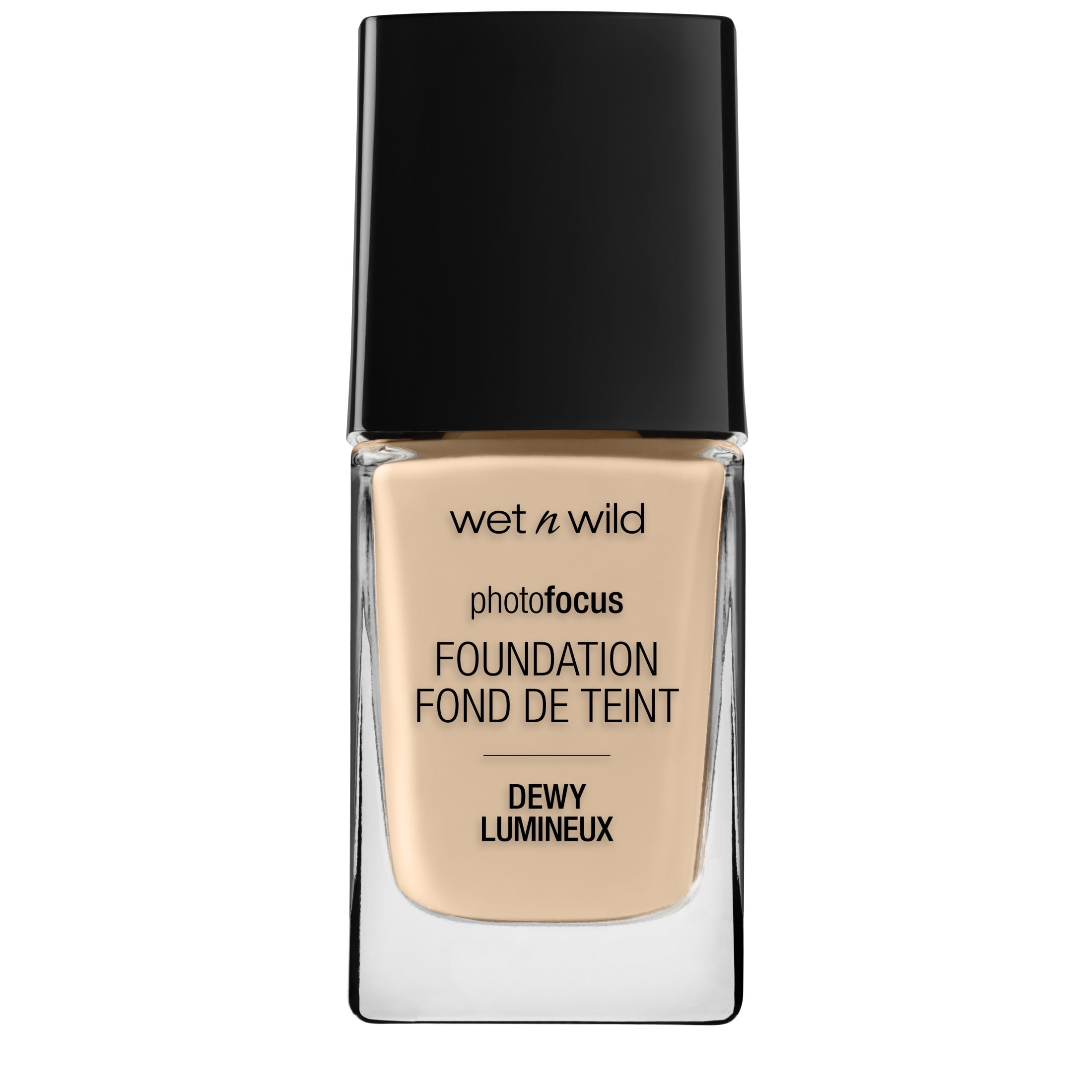 (2 pack) Wet n Wild Photo Focus Dewy Liquid Foundation Makeup, Porcelain, 1.0 fl oz