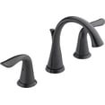 thumbnail image 1 of Delta Faucet Lahara Widespread Bathroom Faucet 3 Hole, Bronze Bathroom Faucet, Diamond Seal Technology, Metal Drain Assembly, Venetian Bronze 3538-RBMPU-DST, 1 of 4