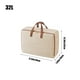 thumbnail image 3 of Bolsa de almacenamiento extragrande y resistente | Asas reforzadas y doble cremallera | Algodón grueso | Organizador de ropa | Impermeable, plegable y ahorra espacio | 60 x 45 x 30 cm, beige, 3 of 7
