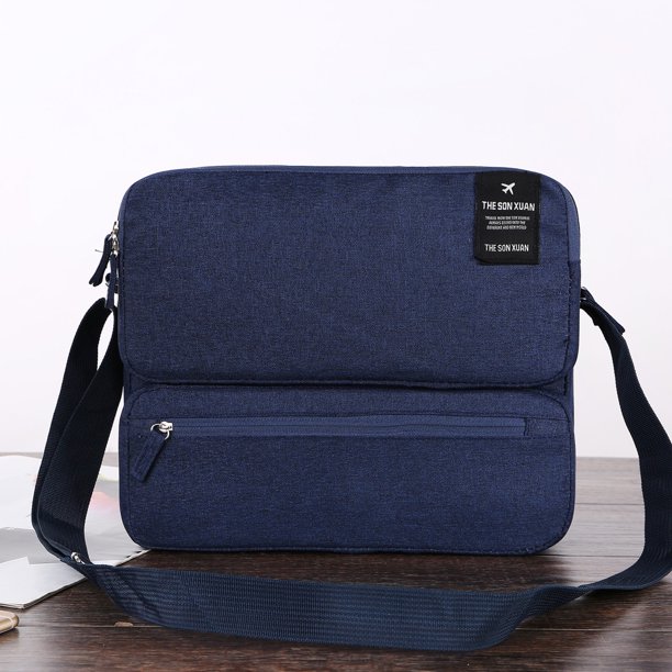 QISIWOLE Mens Messenger Bag Shoulder Bag For Women Multipocket Travel