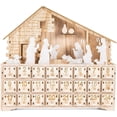 thumbnail image 2 of Xihbxyly Calendario Navideño Led de Madera con Cuenta Regresiva, Diseño En Forma de Casa, Cuenta Regresiva de 24 Días, Iluminación Led Cálida, Decoración Navideña, 30,5 X 15,2 X 10 Cm, 2 of 7