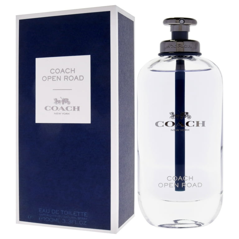 Coach Open Road Eau De Toilette, Woody Aromatic Cologne for Men