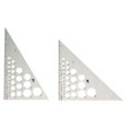 thumbnail image 1 of Fairgate Rule Company AT245-6 6 in. Aluminum Triangle 45-90, 1 of 1