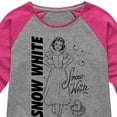 thumbnail image 3 of Disney Princess - Snow White Sketch - Toddler & Youth Girls Raglan Graphic T-Shirt, 3 of 5