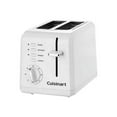 Cuisinart Modern Compact 2Slice Toaster with Stainless Steel Accents and Bagel Function White