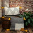thumbnail image 2 of Parkland Collection Kimmi Transitional Beige Throw Pillow, 2 of 10