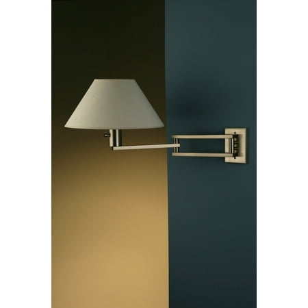 

Wall Sconces 1 Light Fixtures With Brushed Nickel Finish 3-Way Bulb 13 100 Watts