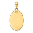 thumbnail image 3 of Real 14kt Yellow Gold Saint Christopher Medal Pendant; for Adults and Teens; for Women and Men, 3 of 4
