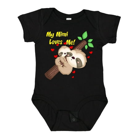 

Inktastic My Mimi Loves Me Boys or Girls Baby Bodysuit