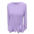 thumbnail image 5 of Men's Fashion Casual Solid Color Long Sleeve Crew Neck T Shirt For Women Womens Shirts Compression Shirt Woman Womens Athletic Tops Short Sleeve Womens Tennis Shirts Short Sleeve Summer Shirts for, 5 of 5