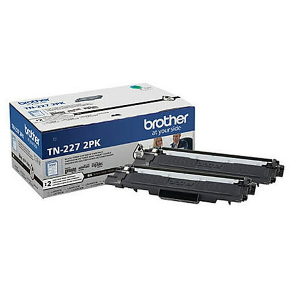 Brother TN2272PK High-Yield Toner Cartridge, 3000 Page Yield, Black, 2-Pack