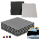 thumbnail image 1 of Tatami Piso de Hule Profesional Para Gimnasio Artes Marciales Marthing Tapete Ejercicio, Protector de Piso Maquinas de Ejercicio Facil de Colocar y Limpiar Antidezlizante Bicolor Gris / Negro, 1 of 6