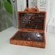 thumbnail image 1 of Joyero de Madera Xihbxyly Tapa Transparente para Organizar Pendientes Anillos y Pulseras, 1 of 7