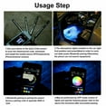 thumbnail image 4 of Oture Multicolor LED Interior Lights Kit fits Most Cars Under Dash 4 Pieces, 4 of 9