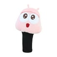 thumbnail image 2 of Funda protectora Zulema para palo de golf número 1 con forma de cabeza de animal rosa, 2 of 8