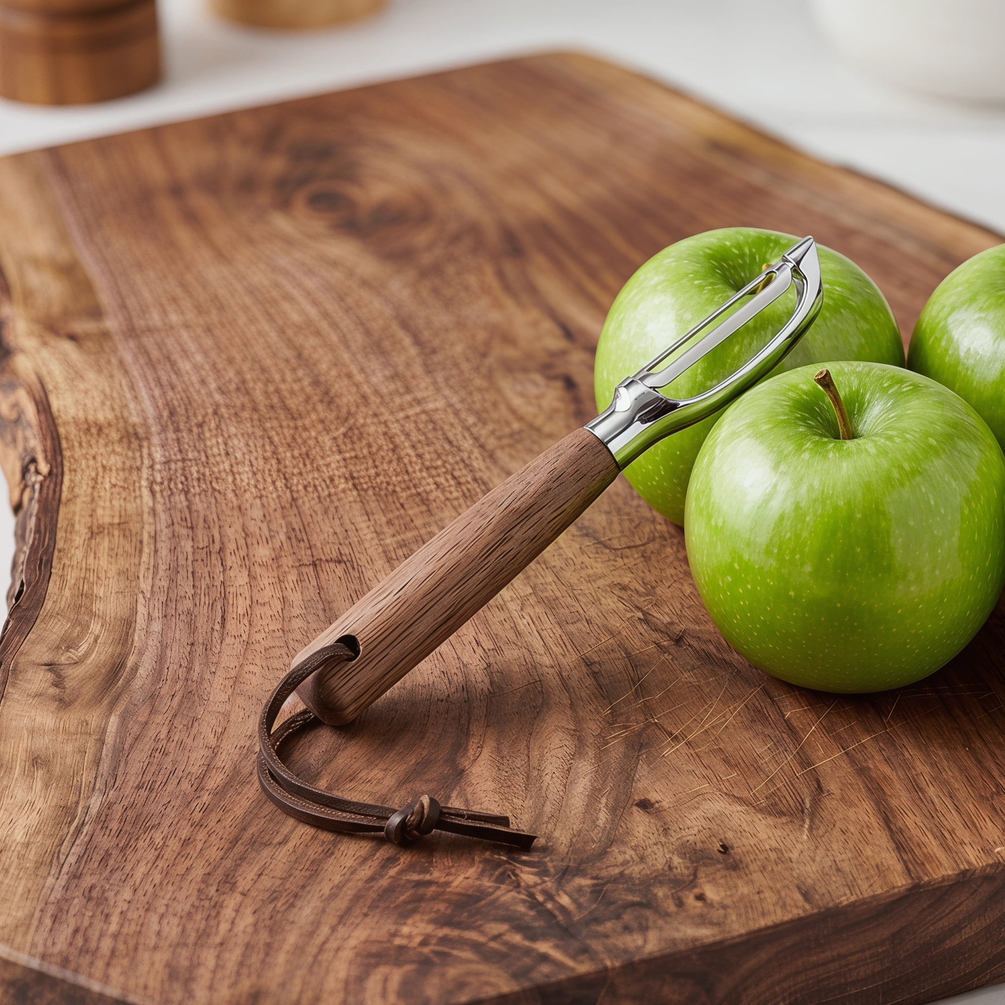 Unique Bargains Wood Vegetable Peeler, Durable Potato Peeler with Ergonomic Handle Walnut 7.1"x0.8"